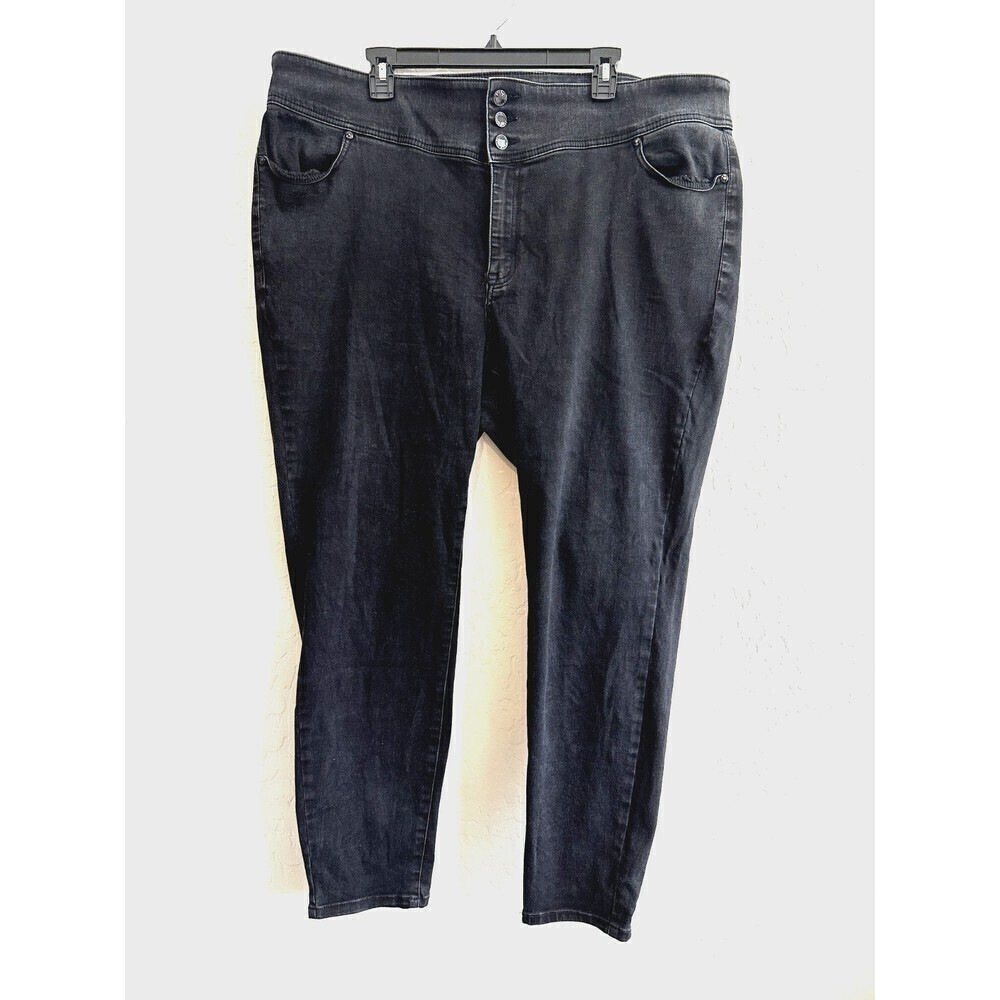 Lane Bryant High Rise Black Skinny Jeans Women’s Plus‎ Size 20 Denim